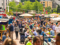 Abgrillen auf dem St. Pauli Nachtmarkt